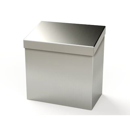 Saginaw Control & Engineering Protection Hood, 8.09 in. H x 7.62 in. W x 4-1/2 in. L, 304 Stainless Steel SCE-RH44SS